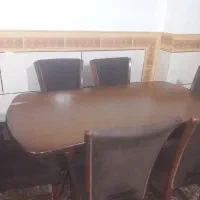 میز غذاخوری شش نفره|میز و صندلی غذاخوری|گنبد کاووس, |دیوار