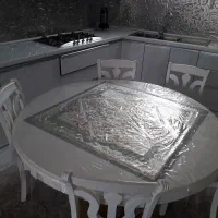 میز غذا خوری|میز و صندلی غذاخوری|ایوان, |دیوار