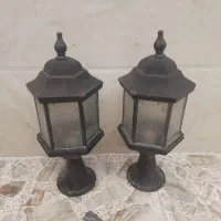 چراغ باغی وپمپ|لامپ و چراغ|صومعه‌سرا, |دیوار