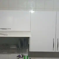 ۴ متر کابینت بالایی MDF تمیز و سالم|مصالح و تجهیزات ساختمان|مبارکه, |دیوار