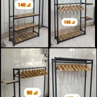 دنیای رگال و قفسه چوبی،ترکیب چوب وفلز،استند،چوبکار