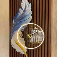 ساعت دیواری مدل پر آبی (تابلو مدرن و لوکس)