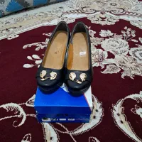 باسلام دوجفت کفش مشکی ساده ۱۵۰تومان چرمه شماره ۳۸|کیف، کفش، کمربند|ساوه, |دیوار