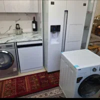 یخچال ساید۳۷ فوت  لباسشویی ظرفشویی سام موتور کره