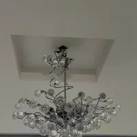 2 عدد لوستر کریستال