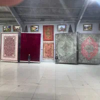 فرش نخ مرینوس اکرولیک ۷۰۰شانه محترم/قرمز سبز