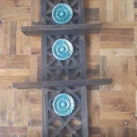 شلف دیوار کوب تماما چوب