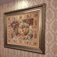 تابلو فرش ابریشم ماشینی مارک شبیر|تابلو فرش|تهران, گیشا|دیوار