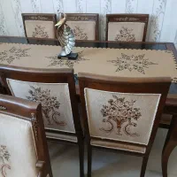 میز صندلی  ناهار خوری نو تمیز ۸ نفره