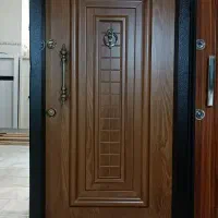 درب ضد سرقت راش گردو درب نگین