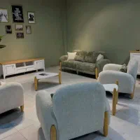 مبلمان راحتی پاندا پارچه تدی گرند کد2