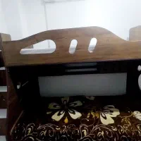 تخت خواب دوطبقه پله دار در حد نو|تخت و سرویس خواب|ری, دولت‌آباد|دیوار