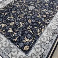 فرش ۱۲متری نقشه ژیوا مشکی