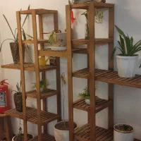 استند گل چوبی