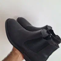نیم بوت تمام چرم