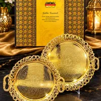 سینی طلایی رومانتیک هوم