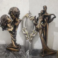 2 عددمجسمه پلی استر قد ۷۰ سانتی