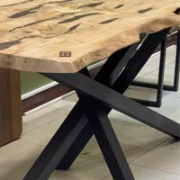 میز نهارخوری هشت نفره روستیک چوب ممرز|میز و صندلی غذاخوری|تهران, تهرانسر مرکزی|دیوار