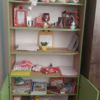 کتابخانه|کتابخانه، شلف، قفسه‌های دیواری|شیراز, شهرک مفتح|دیوار