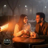 هیتر تابشی 2500 وات مناسب فضای باز و بسته