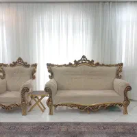 مبل سلطنتی ۷ نفره طلایی|مبلمان خانگی و میز عسلی|بیرجند, |دیوار