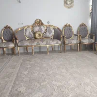 مبل ۹نفره همراه با عسلی|مبلمان خانگی و میز عسلی|بیرجند, |دیوار