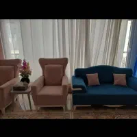 مبل ۹ نفره سالم با میز و گل میز