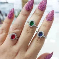 انگشتر زبرجد نقره زنانه خرید اقساطی نقره رضازاده۶۹