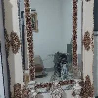 آینه و شمعدان نو تمیز