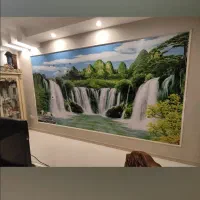 نصب فروش کاغذ دیواری پوستر نقاشی کل تهران|خدمات پیشه و مهارت|تهران, نیروی هوایی (پیروزی)|دیوار