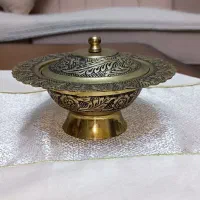 شیرینی و میوه خوری و قندان برنجی (توضیحات بخونید )|ظروف سرو و پذیرایی|تهران, خاک سفید|دیوار