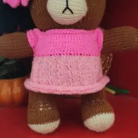 عروسک  بافتنی دست باف