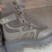 کفش کتانی چکمه نیم بوت زنانه دخترانه نونو