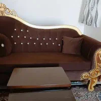 مبل،میز نهاری خوری،آینه شمعدون ،بوفه،جارو