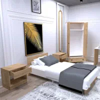 تخت خواب / سرویس یکنفره مدل FARHAD