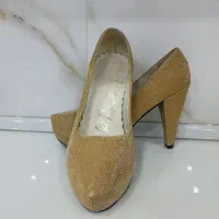 کفش طلایی مجلسی پاشنه دار|کیف، کفش، کمربند|مشهد, کارمندان دوم|دیوار