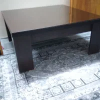 میز وسط مبلمان باروکش شیشه ای ۶میل