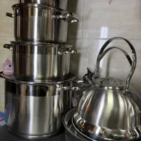 سرویس استیل ۱۲ پارچه کرکماز اصل