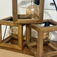 لوستر طرح چوپ|لوستر و چراغ آویز|بجنورد, |دیوار