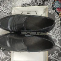 کفش چرم مشکی