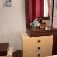 سرویس خواب کامل هایگلاس و ام دی اف قهو ای|تخت و سرویس خواب|تهران, فدک|دیوار