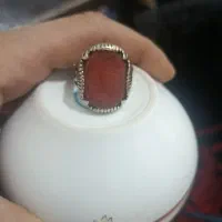 انگشتر نقره نگین عقیق|جواهرات|محمدیه-قزوین, |دیوار