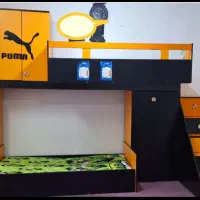 تخت دوتبقه عرض سه متر وچهل وهفت با ارتفاع ۲و۳۵