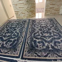 6 عدد فرش 8 رنگ سورمه ای  هشت رنگ