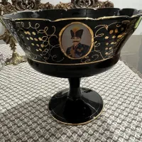 ظرف شاهی پایه دارمشکی