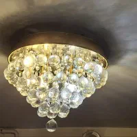 لوستر کریستالی LED دار|لوستر و چراغ آویز|مشهد, میعاد (شهرک غرب)|دیوار