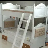 تخت 2 طبقه ایی پله خور شرکتی رژین|تخت و سرویس خواب|الوند, |دیوار