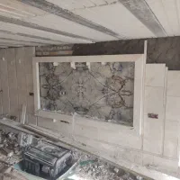 سنگ تراورتن عباس آباد سفید یکدست|مصالح و تجهیزات ساختمان|شیراز, گویم|دیوار