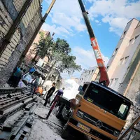 جرثقیل خاور و نیسان ۳تن ۵تن ۷تن