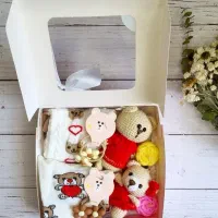 پک هدیه ولنتاین خرس جوراب